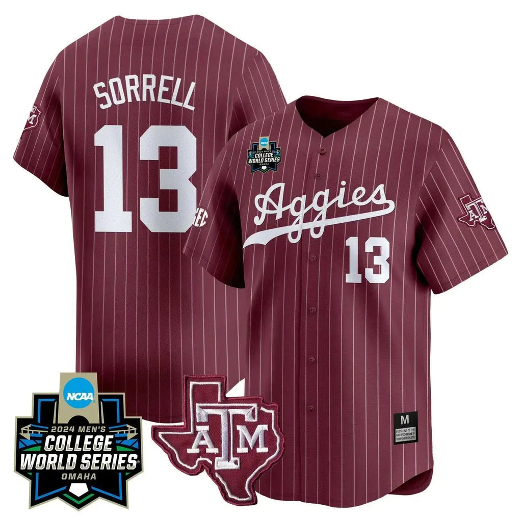 Aggies 2024 College World Series Vapor Premier Limited Jersey