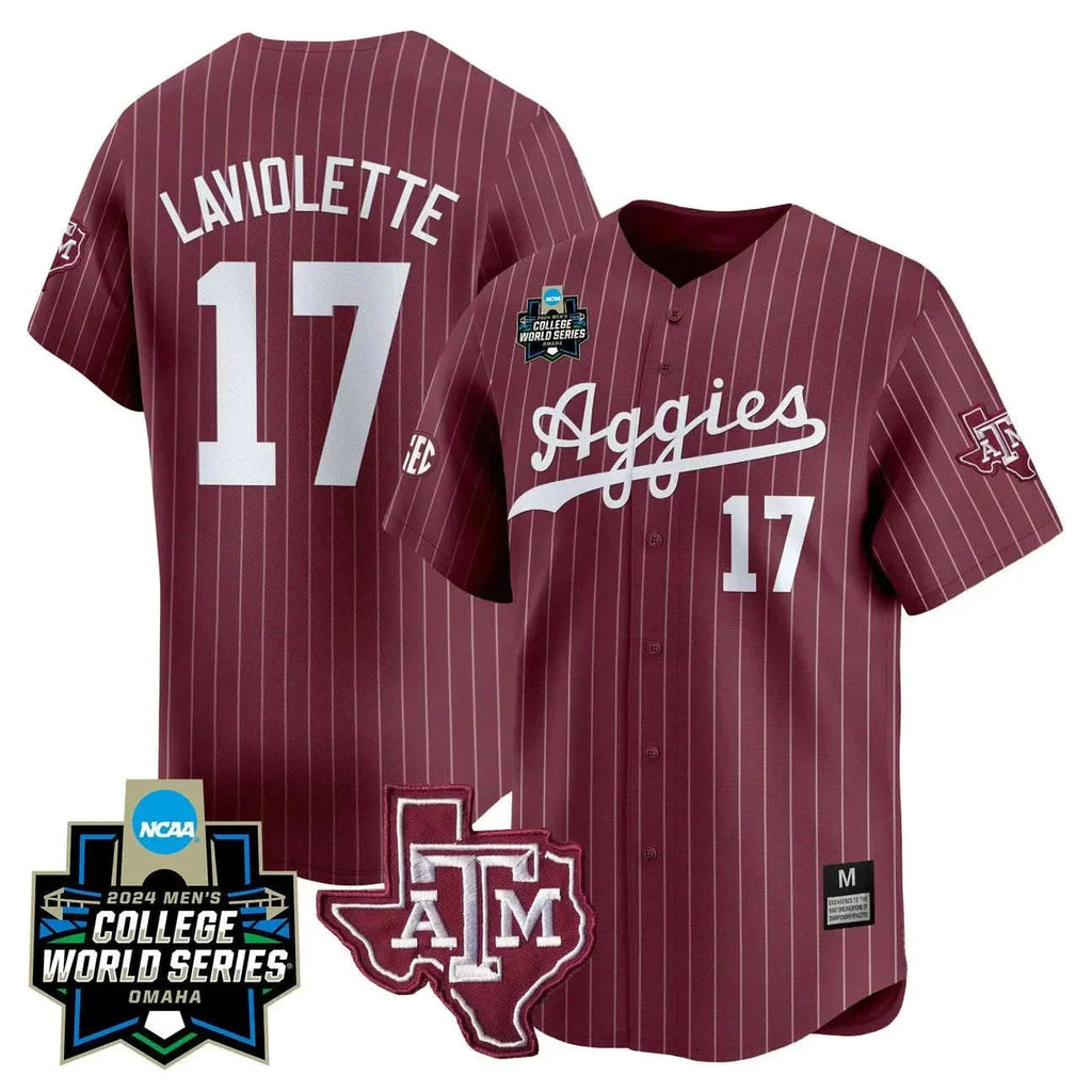 Aggies 2024 College World Series Vapor Premier Limited Jersey