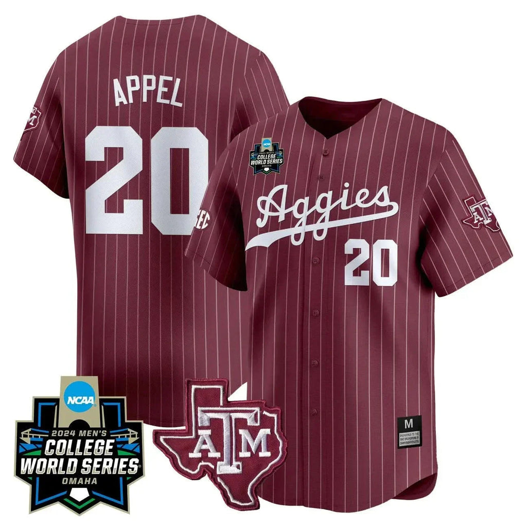 Aggies 2024 College World Series Vapor Premier Limited Jersey