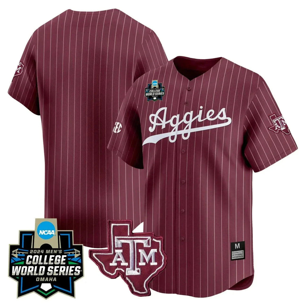 Aggies 2024 College World Series Vapor Premier Limited Jersey
