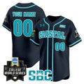 Coastal Carolina Chanticleers 2025 World Series Vapor Premier Limited Custom Jersey - Stitched