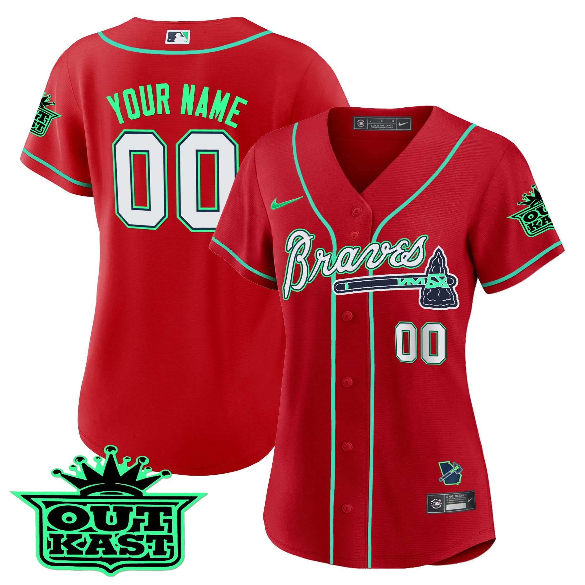 AB Outkast Cool Base Custom Jersey - Galaxy Version - Stitched