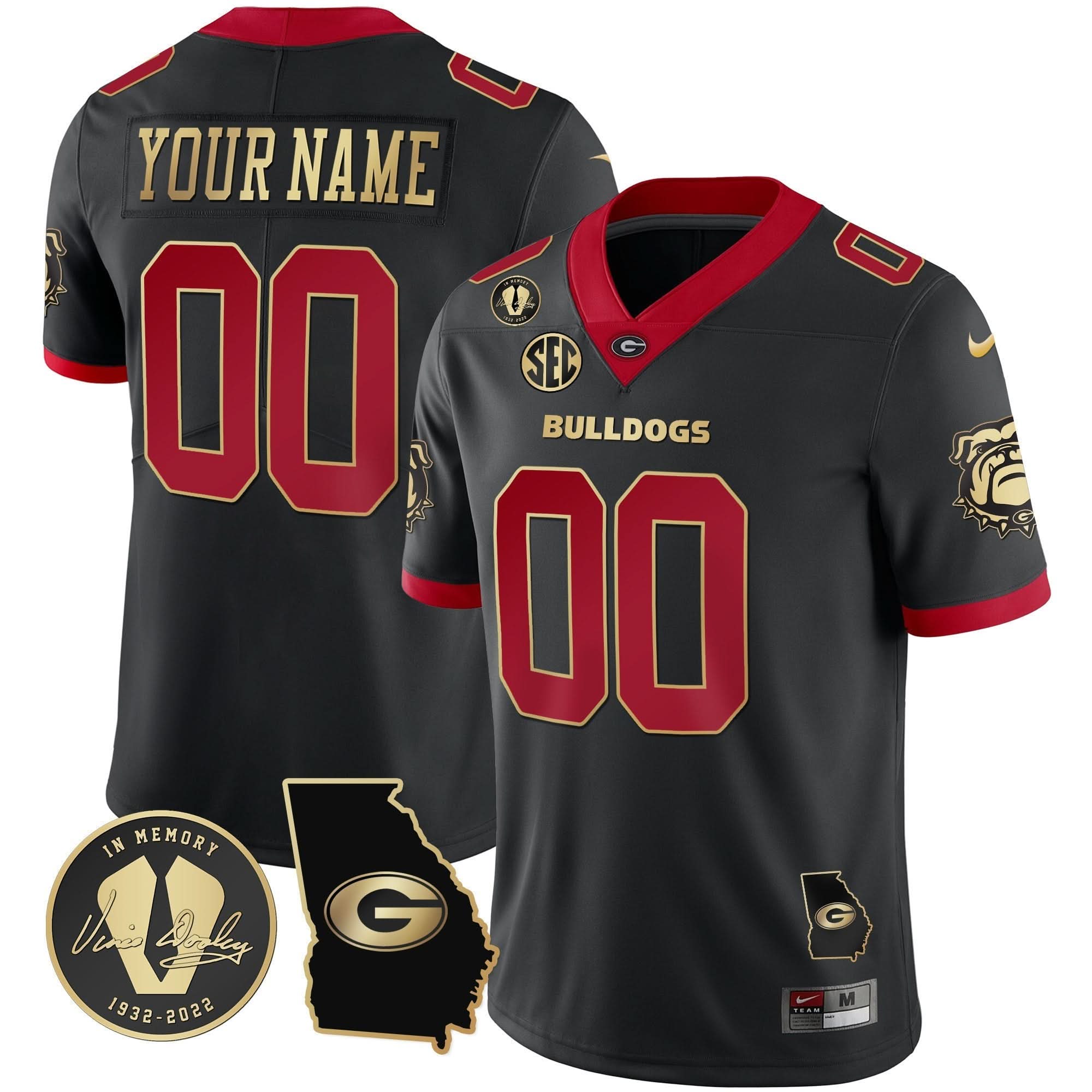 GB 2023 Vapor Custom Jersey - Georgia Map