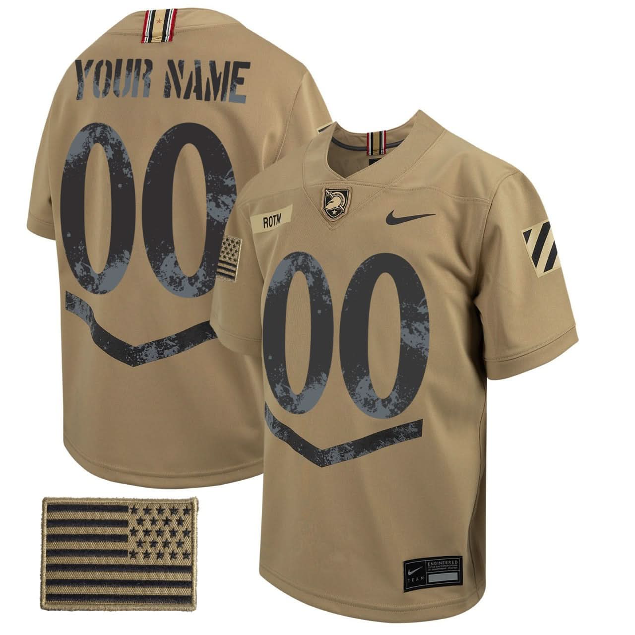 ABK Football 2023 Tan Custom Jersey