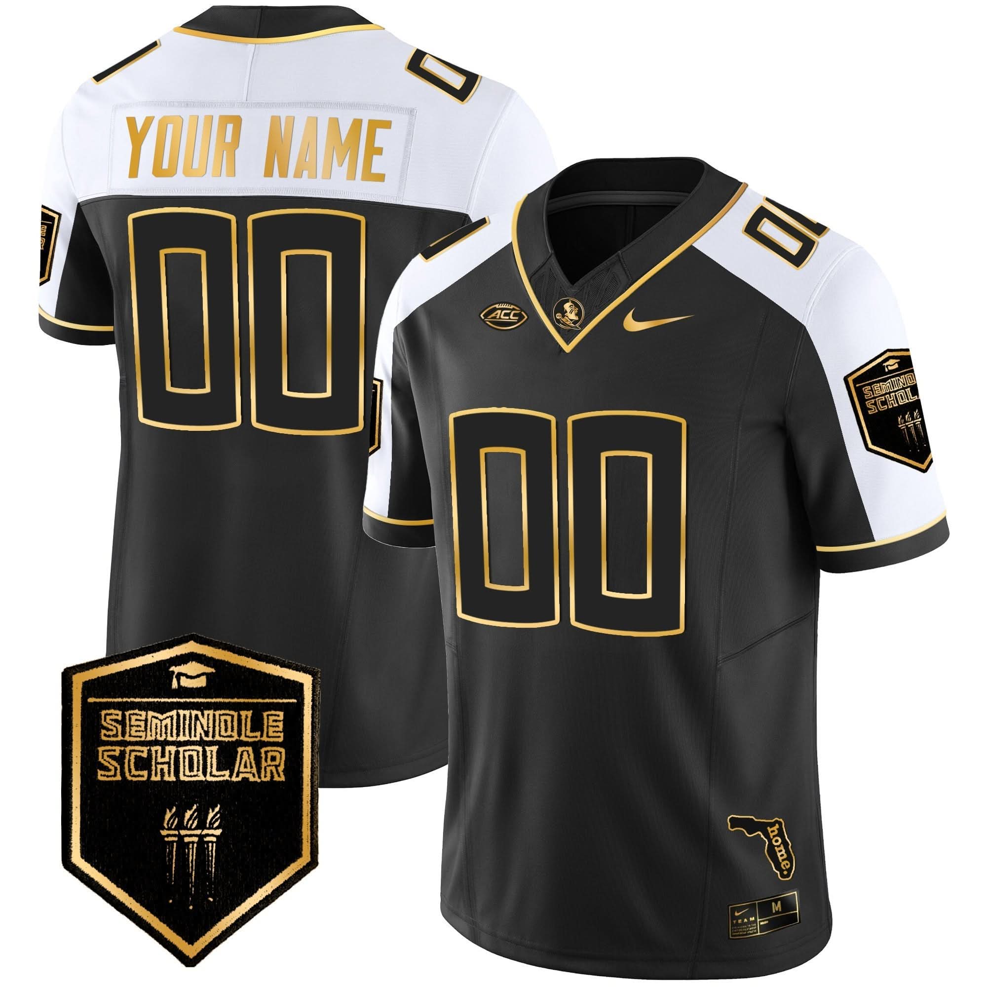 FSS Gold Vapor Custom Jersey