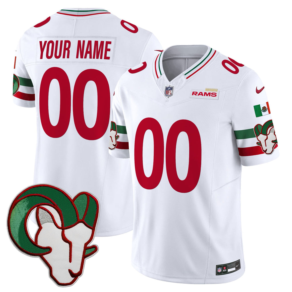 LAR Mexico Vapor Limited Custom Jersey - Stitched