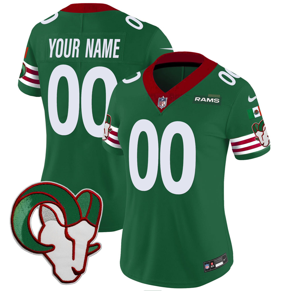 LAR Mexico Vapor Limited Custom Jersey - Stitched