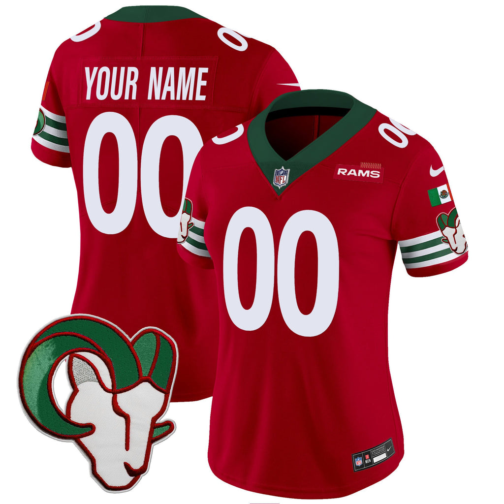 LAR Mexico Vapor Limited Custom Jersey - Stitched