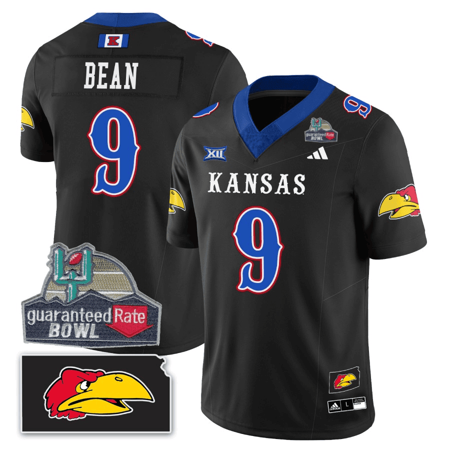 KJ Blackhawk Guaranteed Rate Bowl Patch Vapor Limited Jersey - Stitched