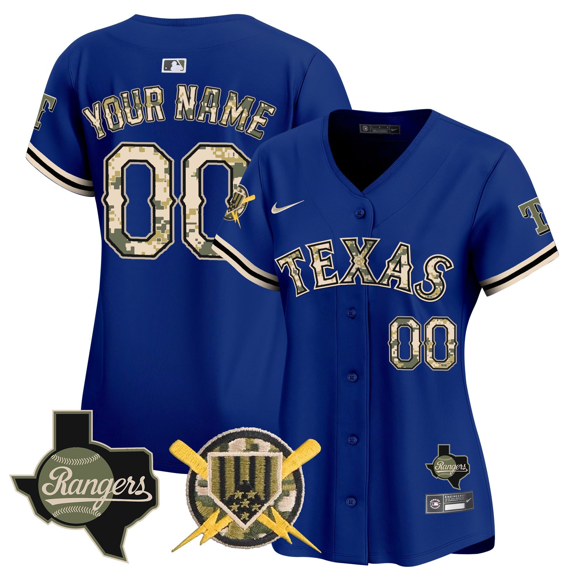 TEX Armed Forces Day Vapor Premier Limited Custom Jersey - Stitched