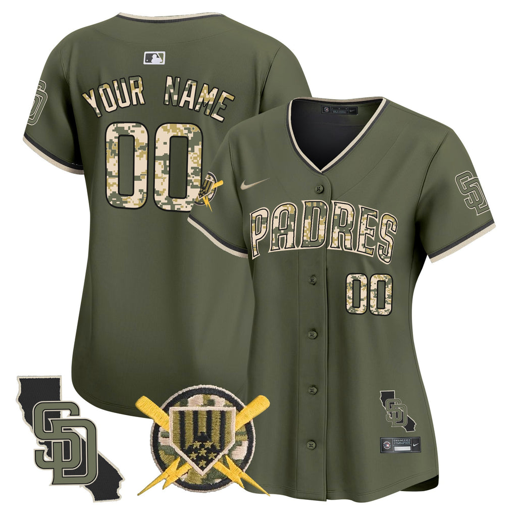 SD Armed Forces Day Vapor Premier Limited Custom Jersey - Stitched