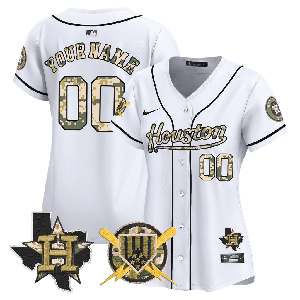 HOU Armed Forces Day Vapor Premier Limited Custom Jersey - Stitched V2