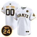 SFG 2024 Willie Mays Patch Vapor Premier Limited Custom Jersey V3 - Stitched