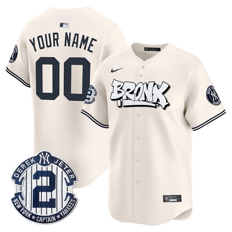 NYY The Bronx Graffiti Vapor Premier Limited Custom Jersey V3 - Stitched