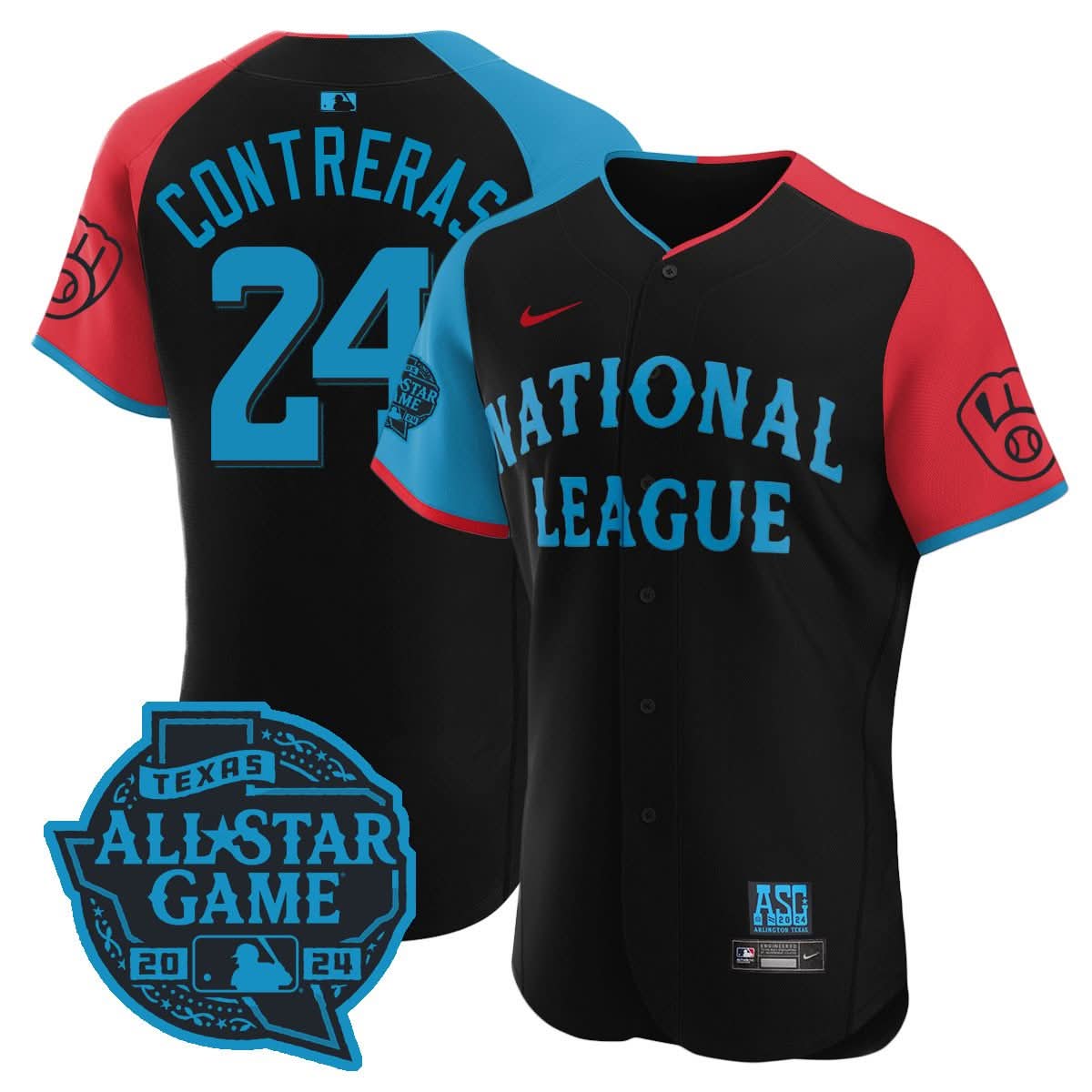 Nation League 2024 MLB All-Star Game Player Flex Base Jersey - Stitched