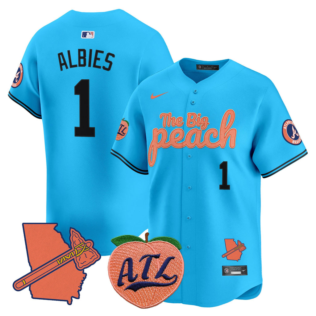 ATL The Big Peach Vapor Premier Limited Jersey - Stitched