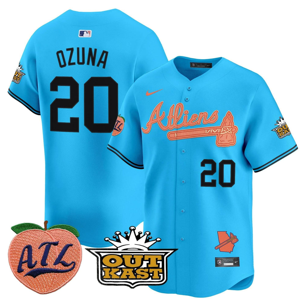 AB Atliens & Peach Vapor Premier Limited Jersey - Stitched