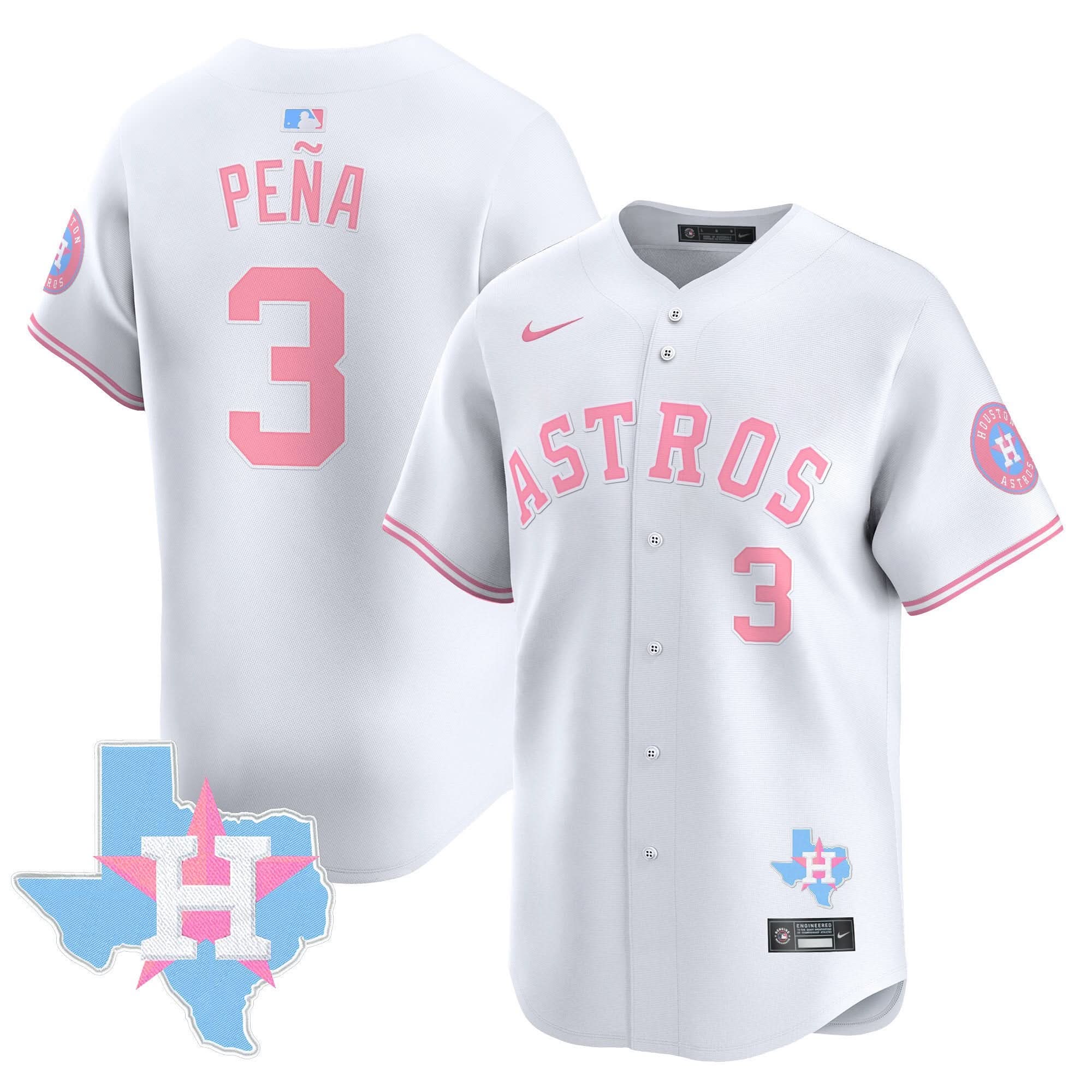 HA Bubblegum Pink Vapor Premier Limited Jersey - Stitched
