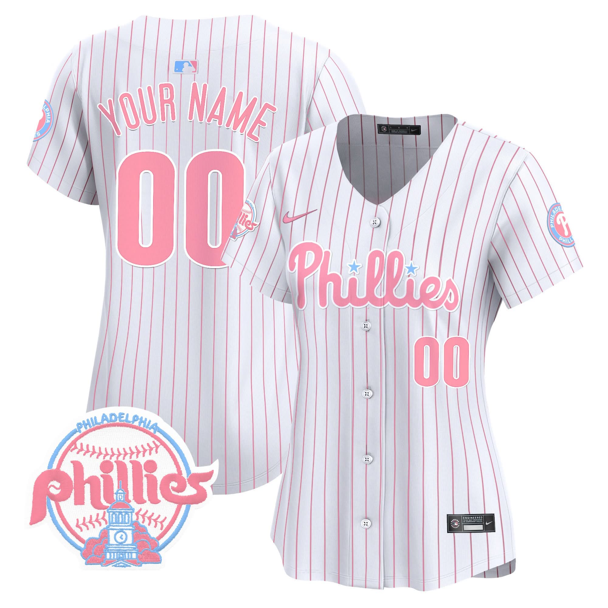PP Bubblegum Pink Vapor Premier Limited Custom Jersey V2 - Stitched