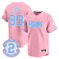 Unisex NYY The Bronx Graffiti Bubblegum Pink Vapor Premier Limited Jersey - Stitched