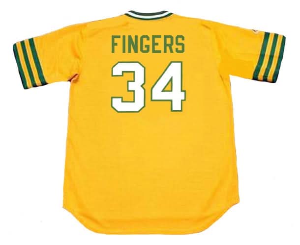 Rollie Fingers OA Baseball Jersey - Stitched