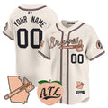 AB Peach Vapor Premier Limited Custom Jersey - Stitched