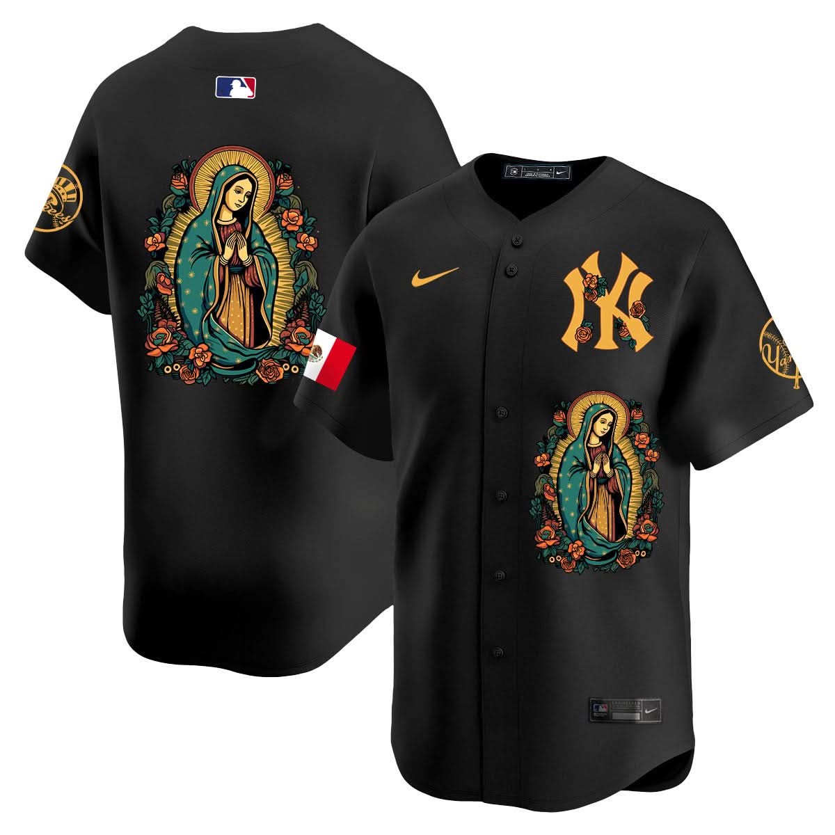 NYY Mexico Guadalupe Vapor Premier Limited Jersey - Printed