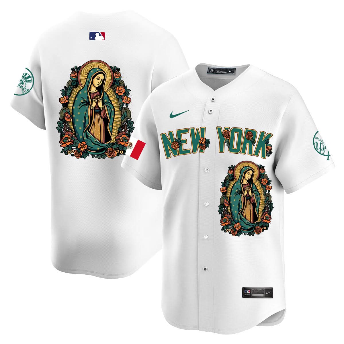 NYY Mexico Guadalupe Vapor Premier Limited Jersey N1 - Printed