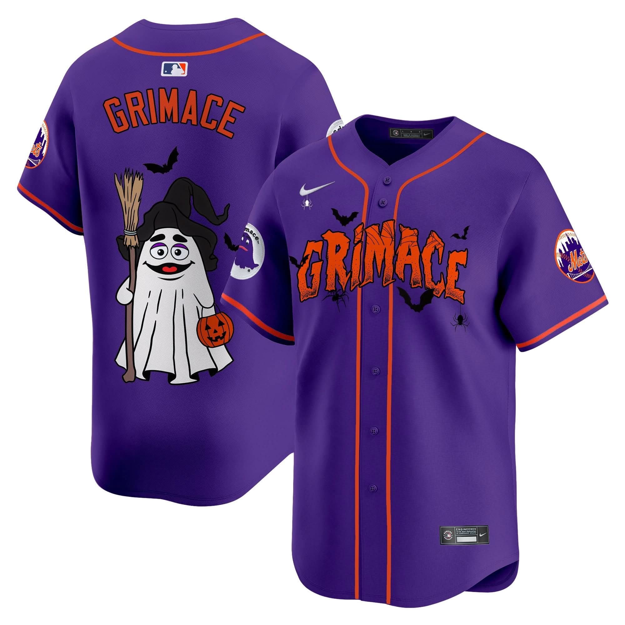 NYM Grimace Halloween Vapor Premier Limited Jersey- Printed
