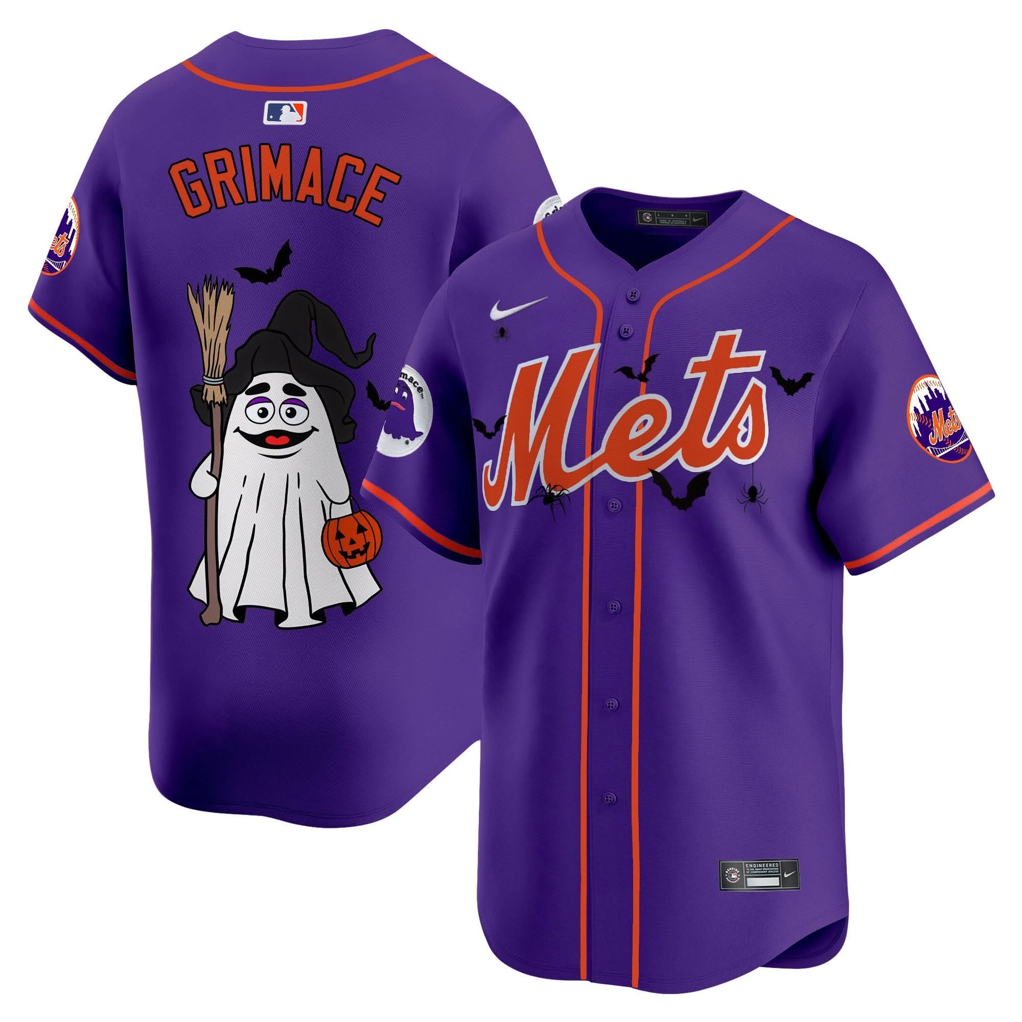 NYM Grimace Halloween Vapor Premier Limited Jersey V2- Printed
