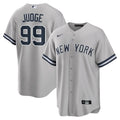 Aaron Judge NYY Gray Jersey - Stitched