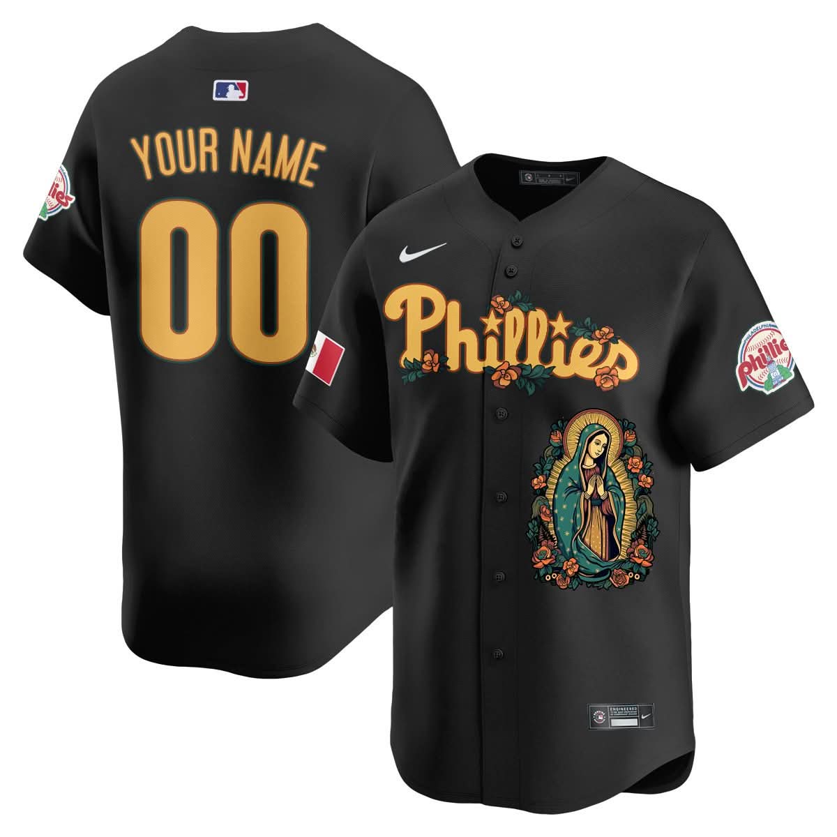 Custom Gender/Name PP Mexico Guadalupe Vapor Premier Limited Jersey - Printed