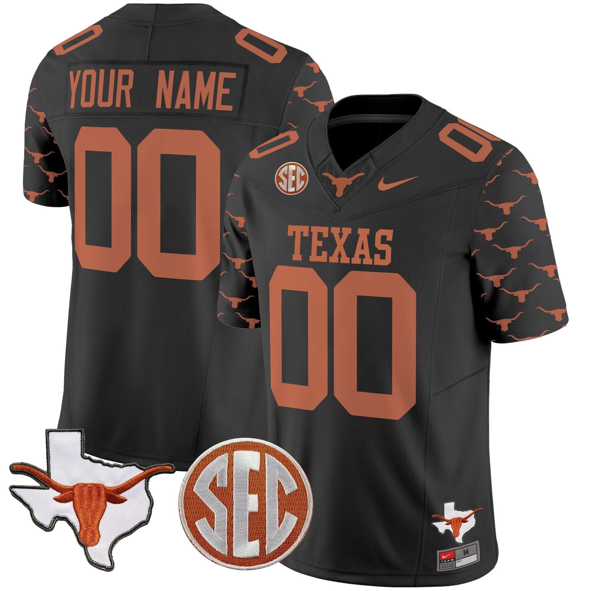 TL State Map & Sec Patch Vapor Limited Custom Jersey V5