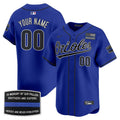 BO Blue Custom Jersey - Stitched
