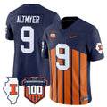ILL 100th Memorial Stadium Patch Vapor Limited Jersey