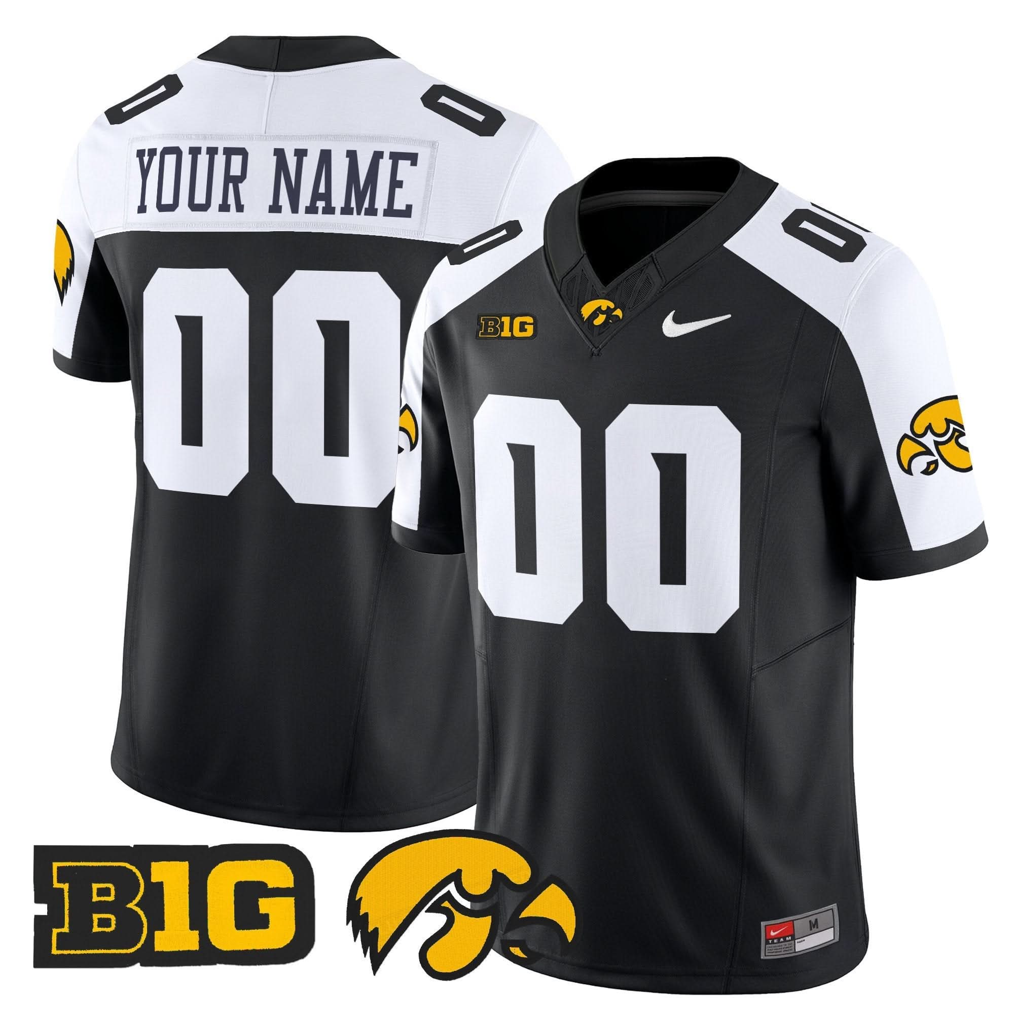 Iowa Hawkeyes 2025 Vapor Limited Custom Jersey