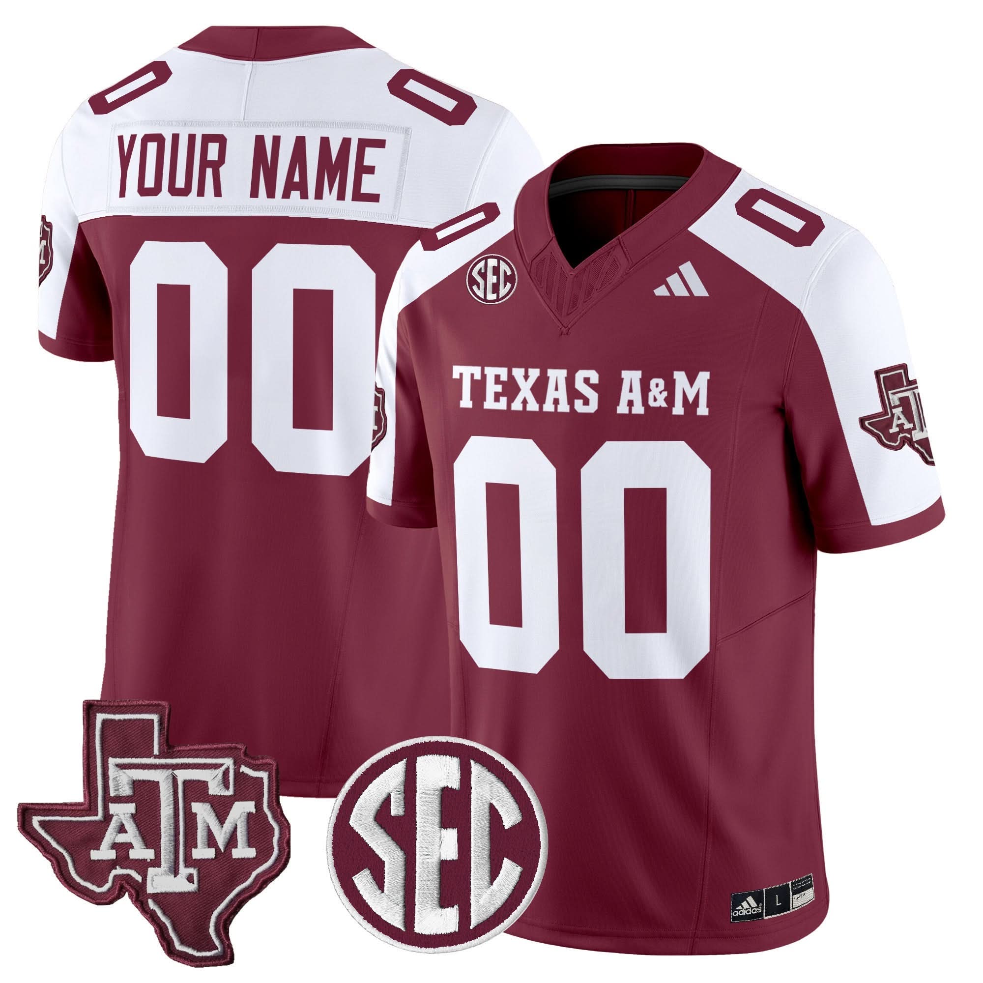 Aggies 2025 Vapor Limited Custom Jersey