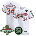 LAD Mexico 2024 World Series Champions Vapor Premier Elite Jersey V2 - Stitched