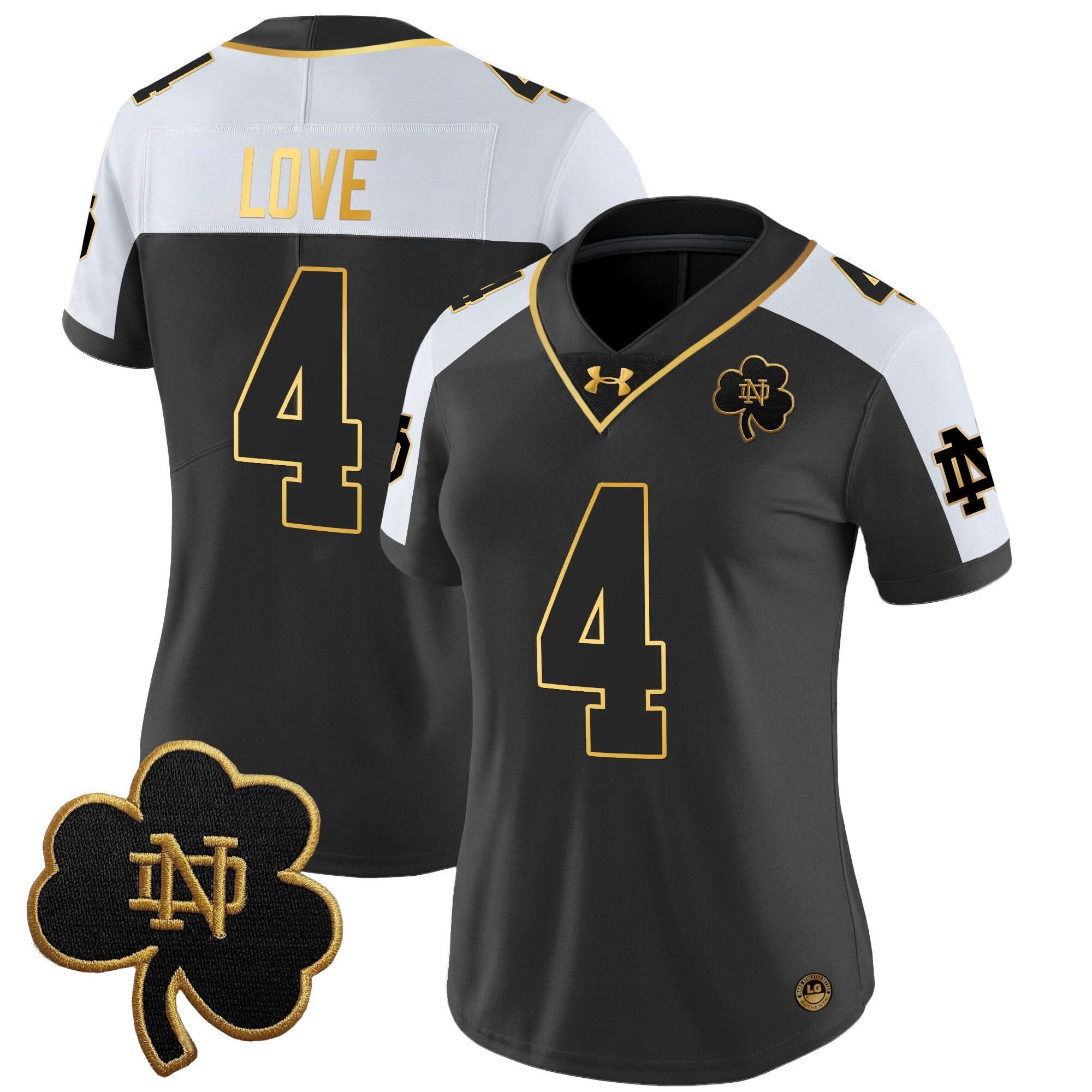 Women's NDFI 2024 Gold Vapor Limited Jersey - Stitched