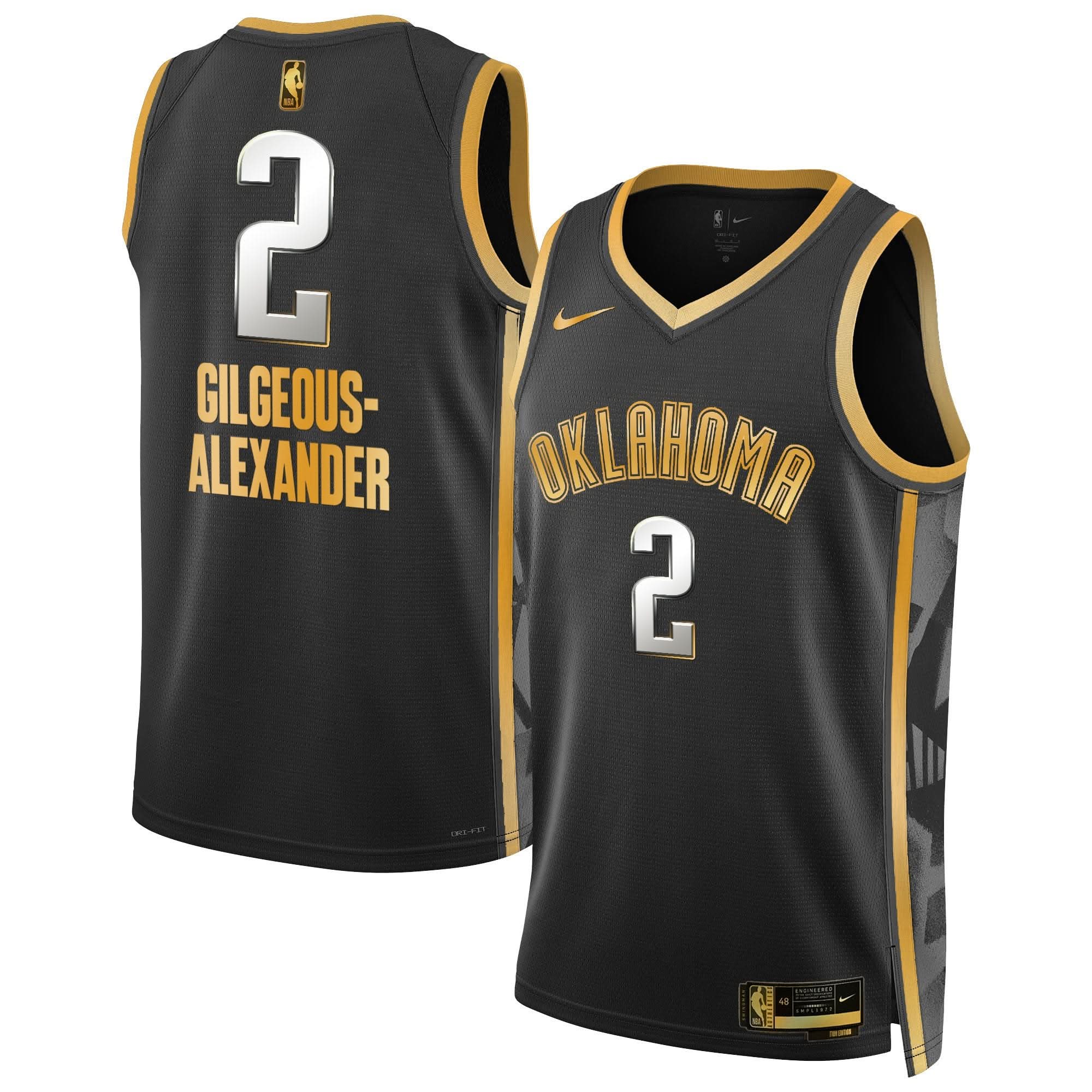 OKC 2024/25 City Edition Swingman Jersey - Stitched