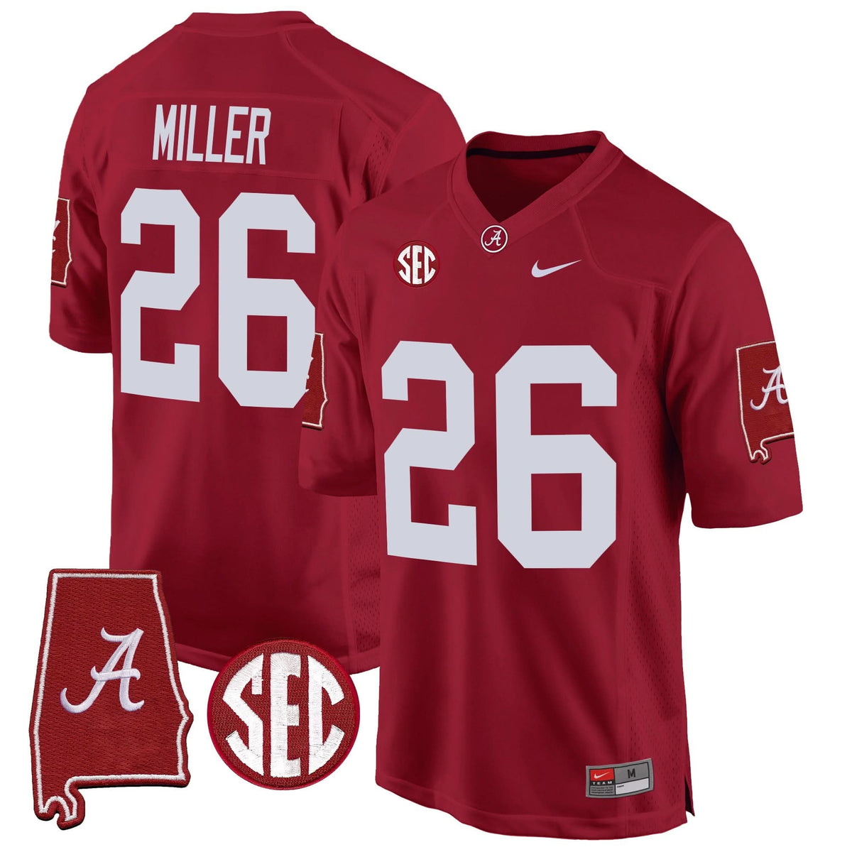 ACT 2024 Alabama Map Patch Game Jersey