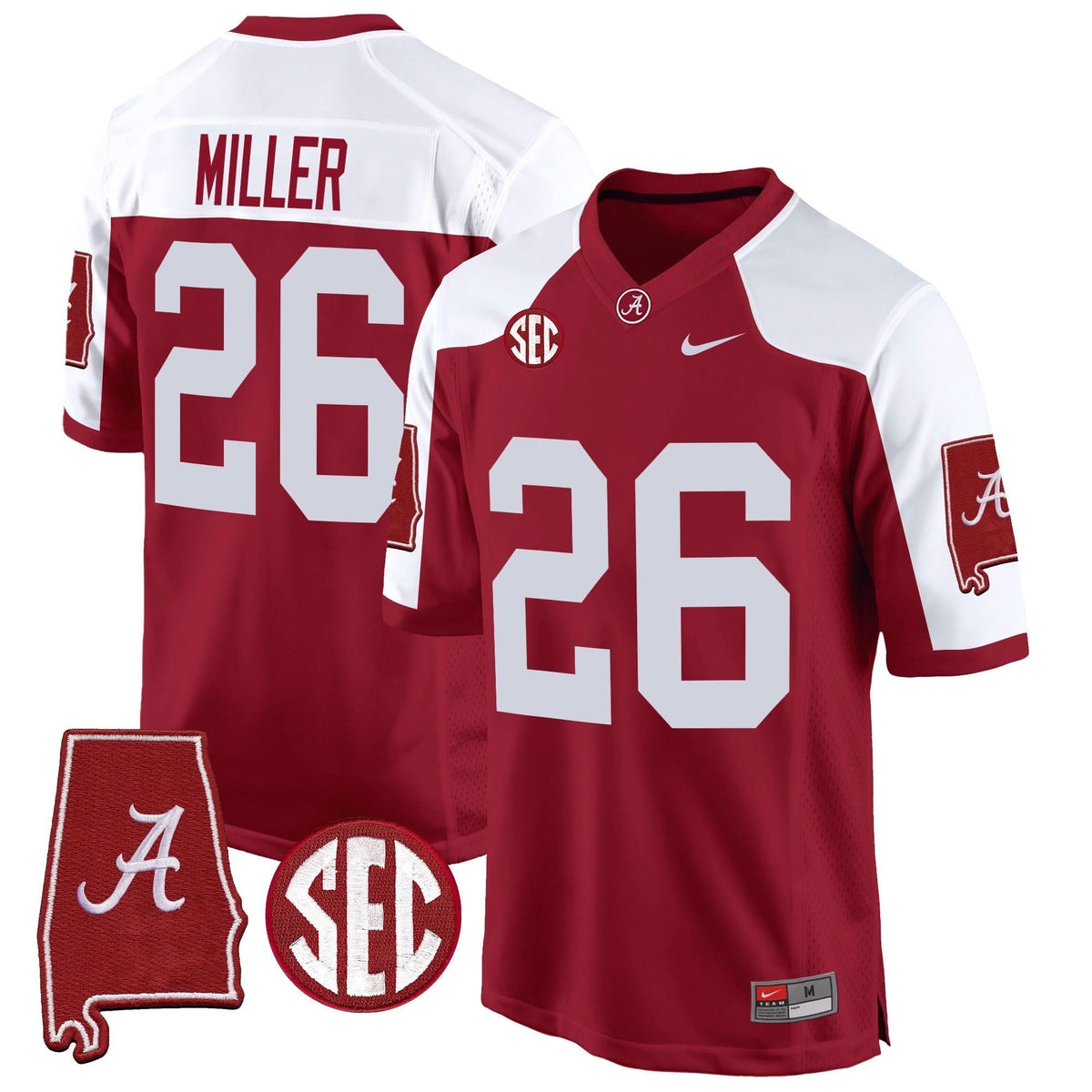 ACT 2024 Alabama Map Patch Game Jersey