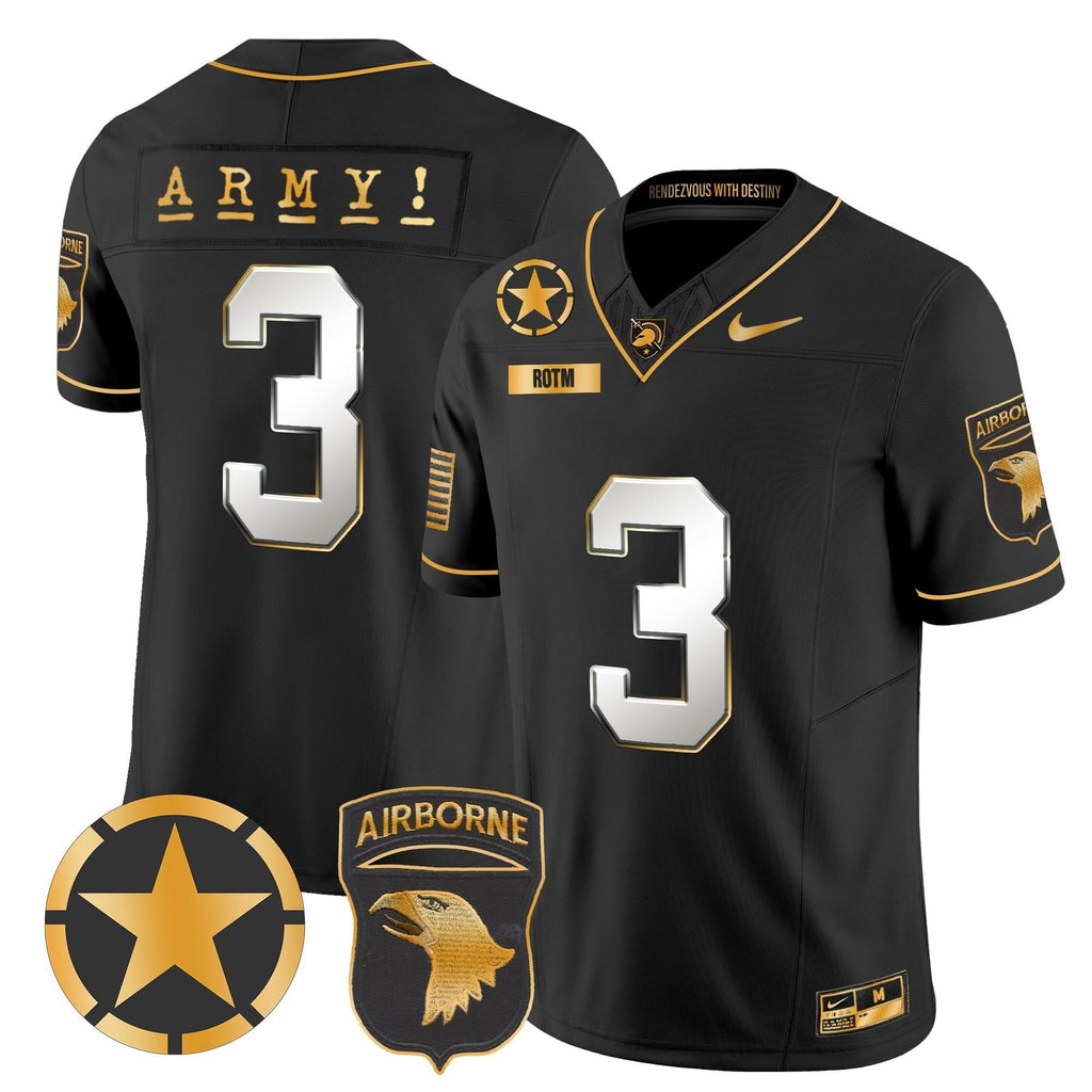 ABK 101st Airborne Division Patch 2024 Gold Vapor Limited Jersey