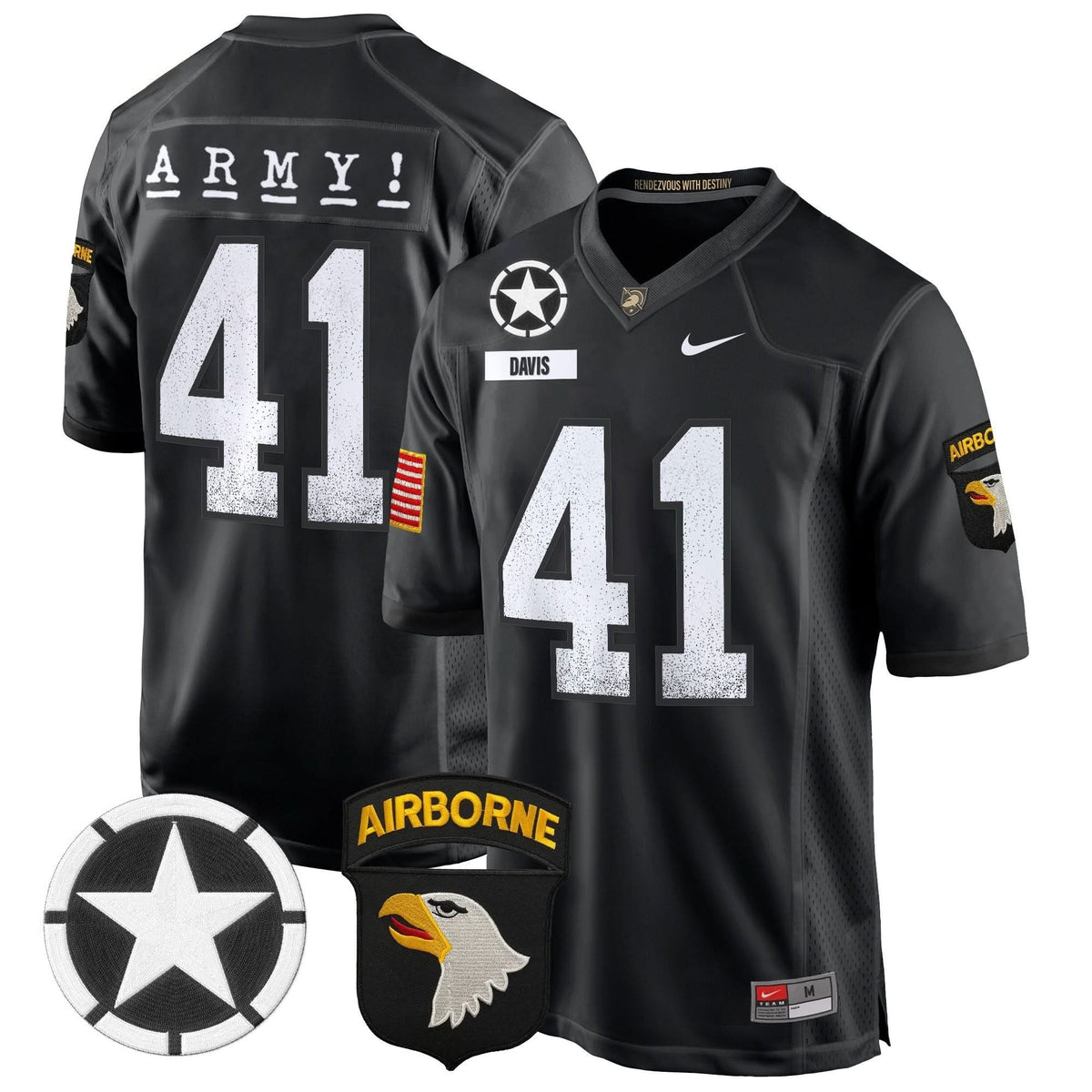 ABK 101st Airborne Division Patch 2024 Game Jersey