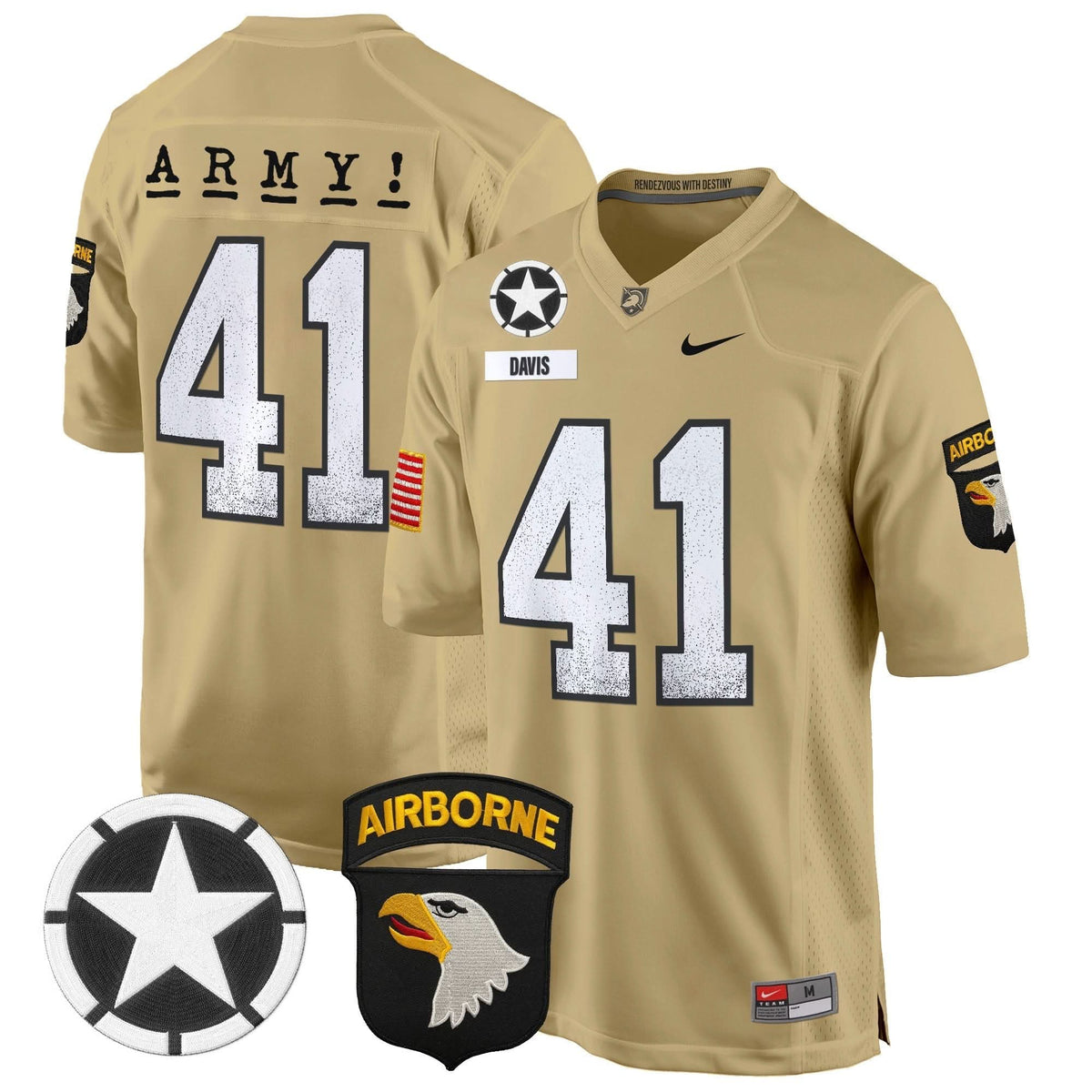 ABK 101st Airborne Division Patch 2024 Game Jersey