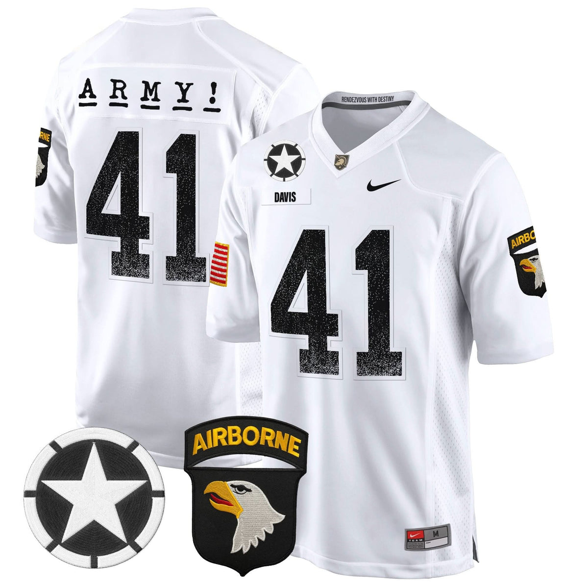 ABK 101st Airborne Division Patch 2024 Game Jersey