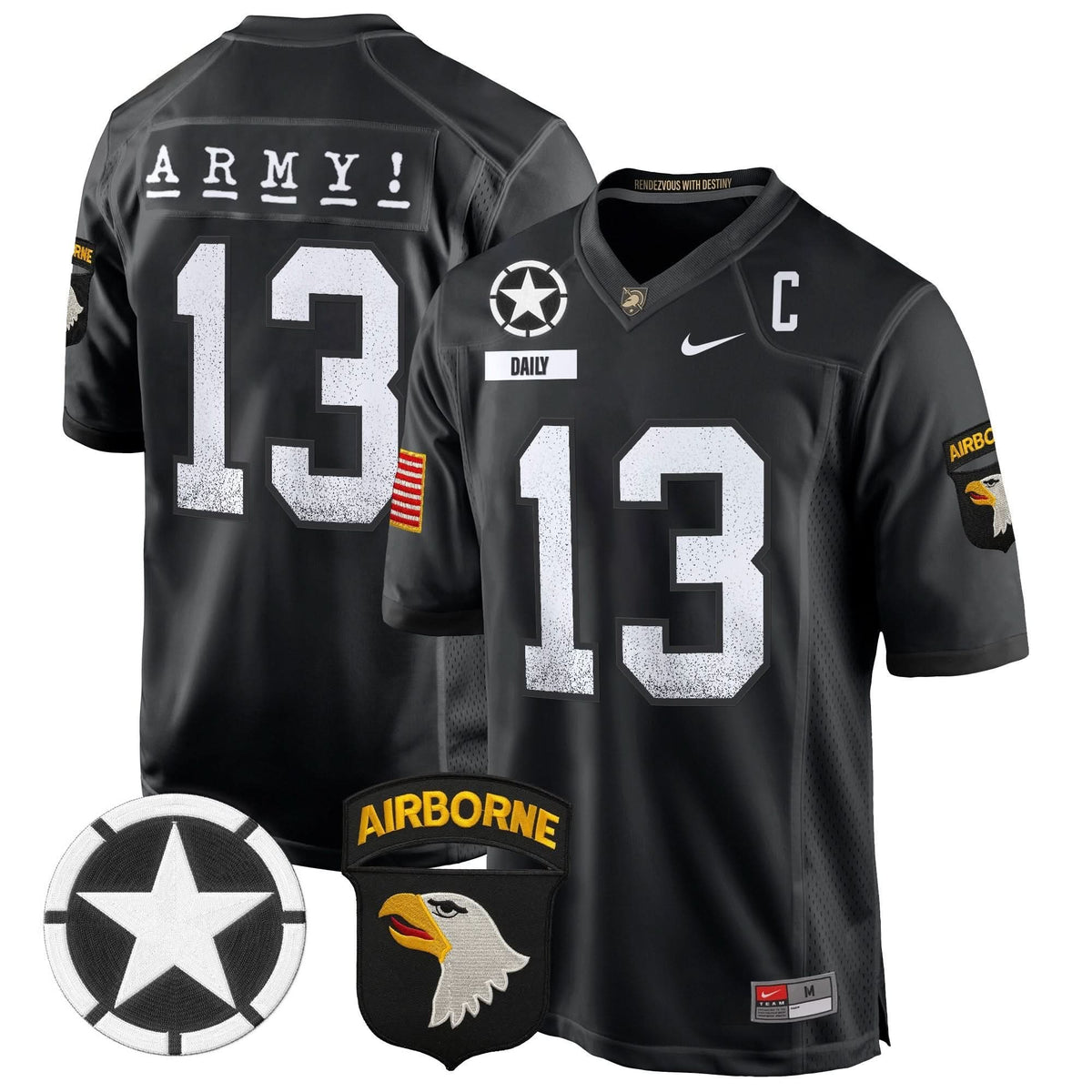 ABK 101st Airborne Division Patch 2024 Game Jersey