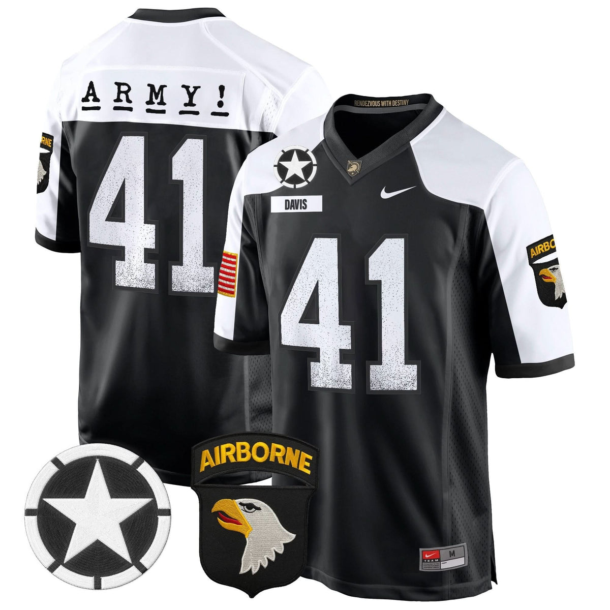 ABK 101st Airborne Division Patch 2024 Game Jersey