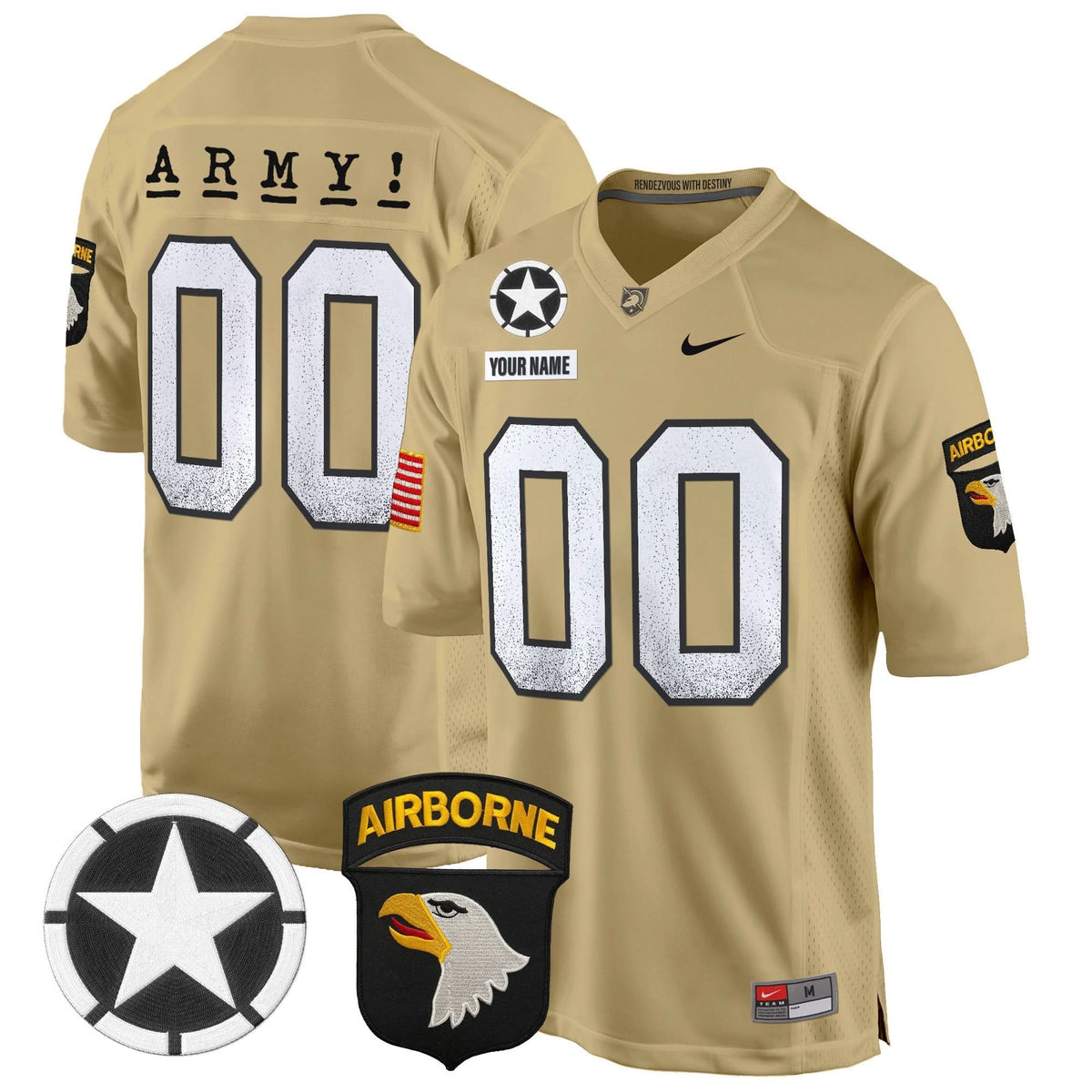 ABK 101st Airborne Division Patch 2024 Game Custom Jersey