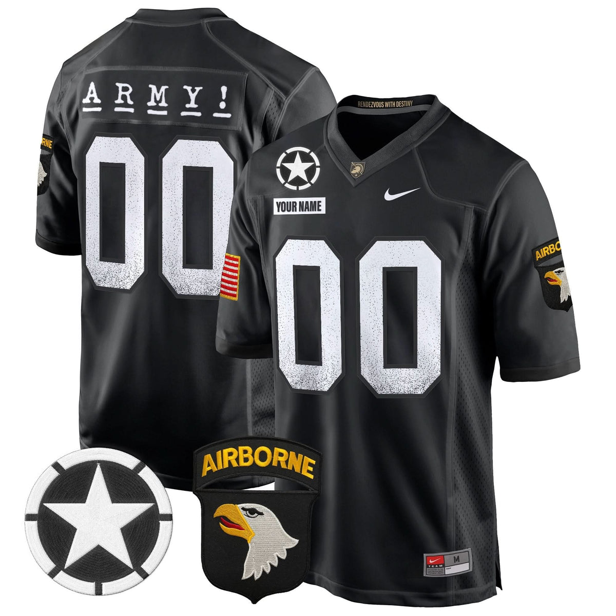 ABK 101st Airborne Division Patch 2024 Game Custom Jersey